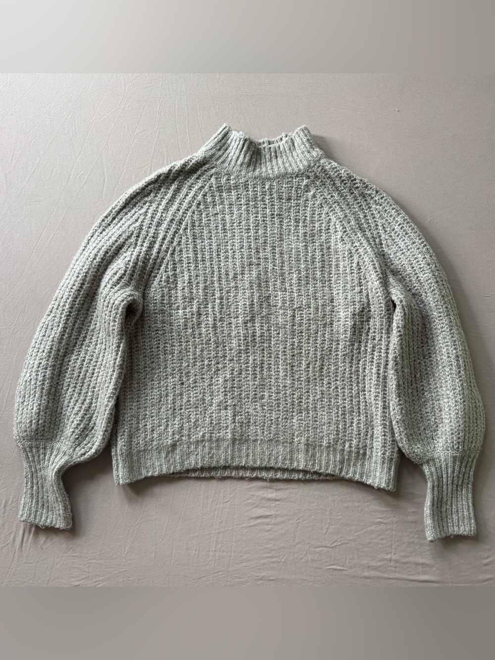 Catherine Malandrino Mock-Neck Chunky Knit Sweater